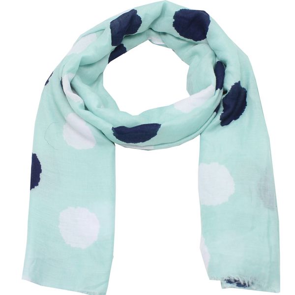 Blackcherry Multicolor Dot Scarf