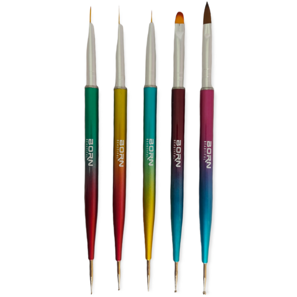 BB Mermaid Brush &amp; Tool Set - 5 Piece - Nails by Nicole