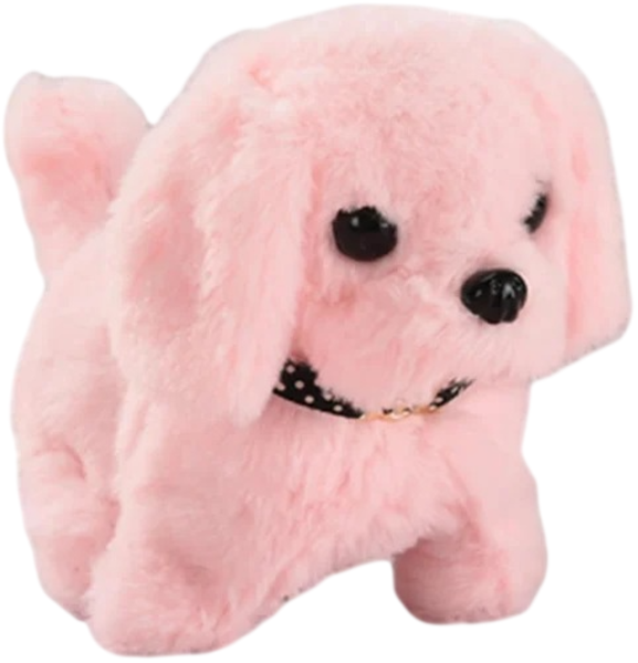 Plush Puppy Toy Pink