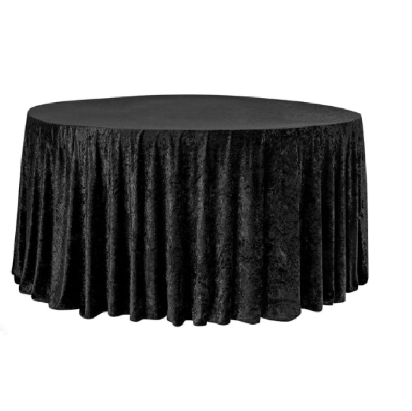 Velvet Round Table Cloth - 3.4m