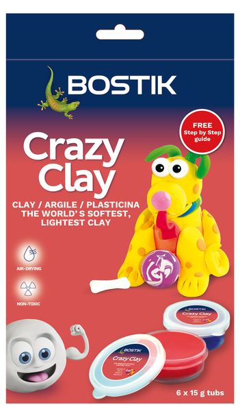Bostik Crazy Clay - 6 x 15g