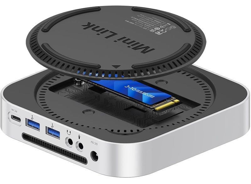 USB Hub Compatibility with Mac mini M4, 9-in-1 Dock with SSD Enclosure