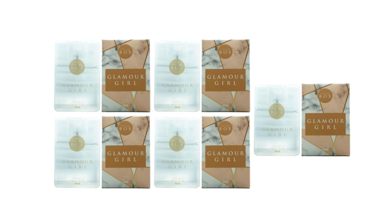 Perfume Box Glamour Girl For Her Perfume Pocket size Set of 5s