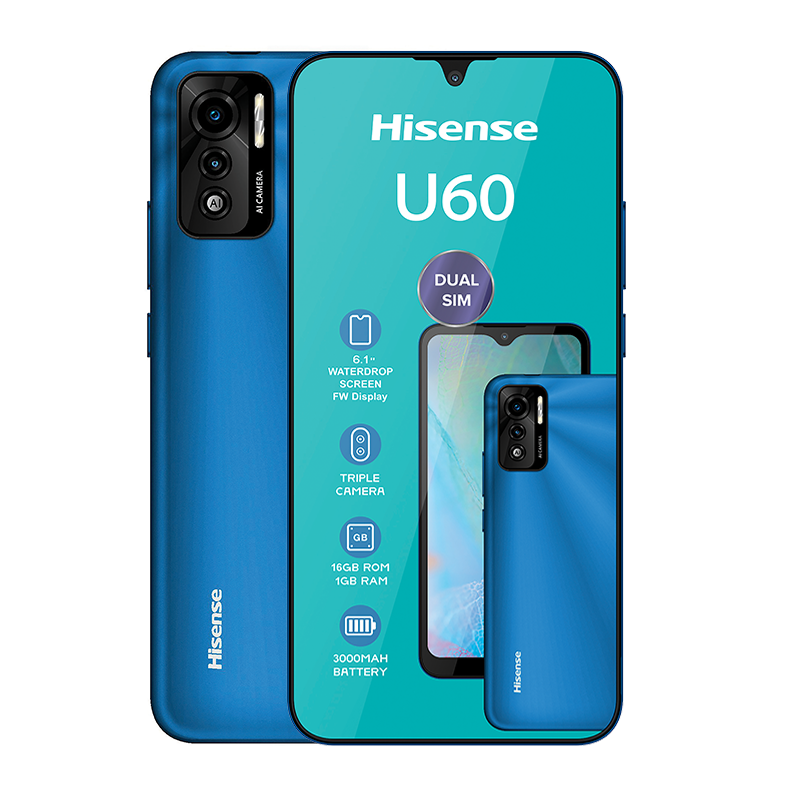 Hisense Infinity U60 - 16GB Dual Sim - Blue