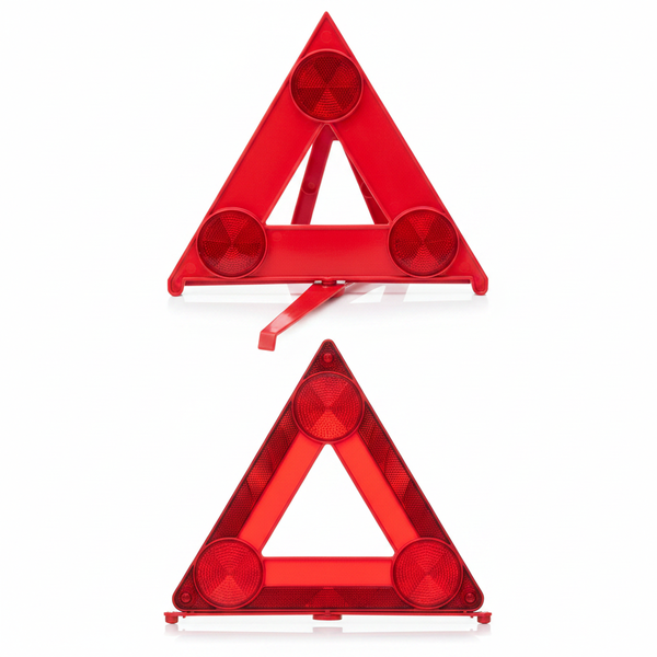 Mobi Compact Foldable Triangle Warning Sign for Emergency Safety