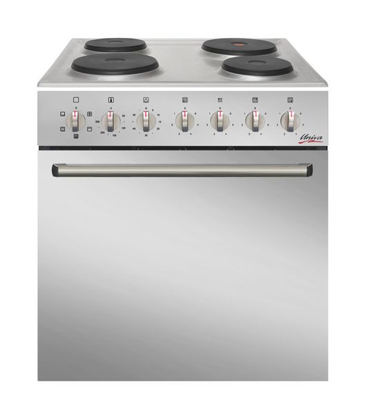 Univa U336SM Under counter oven with s/steel solid plate hob - Mirror