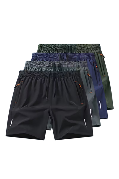 Men's AeroStride Core Solo Gym &amp; Lifestyle Shorts - 4 Pack