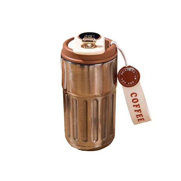 Vacuum Insulated Coffee Mug, 420ML, Keeps Hot &amp; Cold, Leakproof Lid
