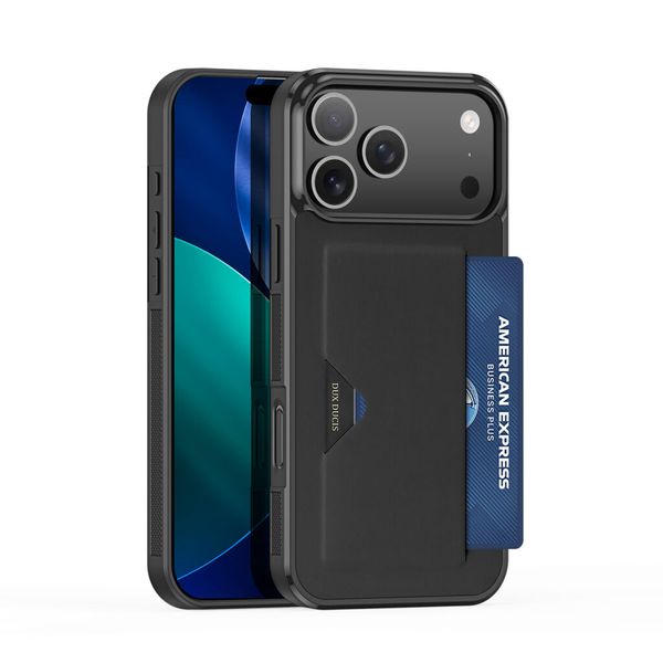 Heavy Shockproof Case with Card Holder Compatible with iPhone 17 Pro Max