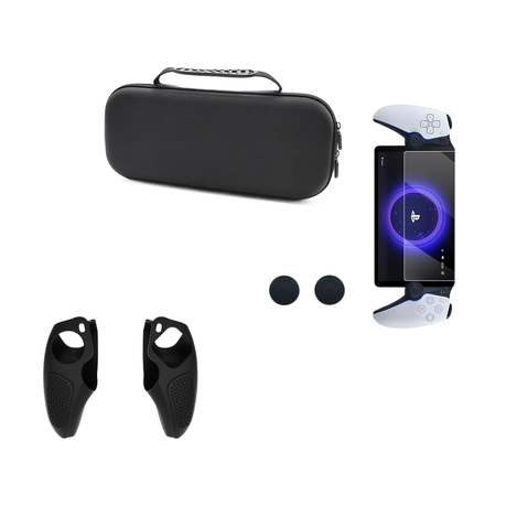 Protective cover Bundle Compatible with PlayStation Portal case for PS5 Image
