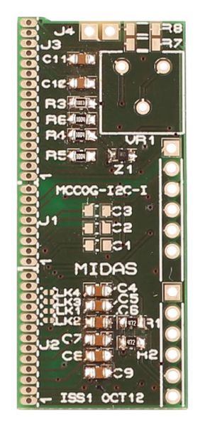 Midas Display (MCCOG-I2C-I-8) Driver Board, 8-Way Driver For Character LCD
