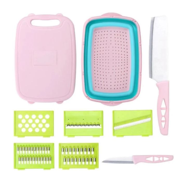 Multifunctional Foldable Cutting Board With Drain And Storage