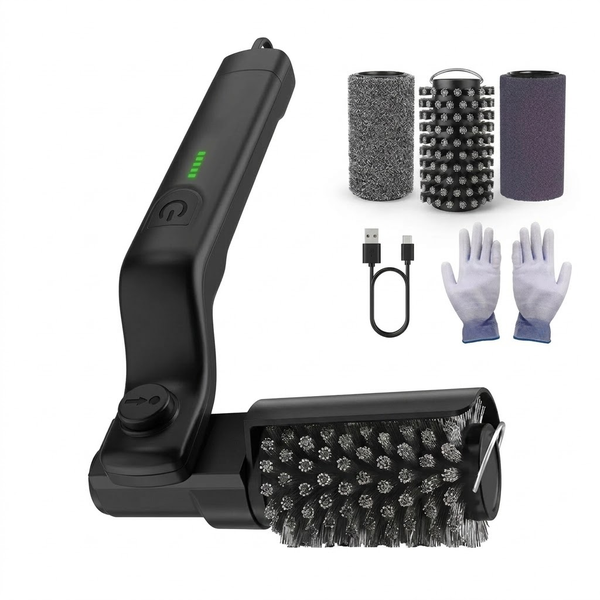 Powerful Electric Rotary Grill Brush - High Temperature Resistance
