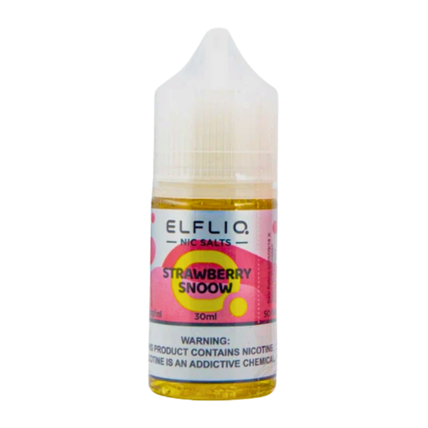 ELFLIQ Elf Bar 5%/50mg Nicotine Salt E-liquid - 30ml - Strawberry Snoow