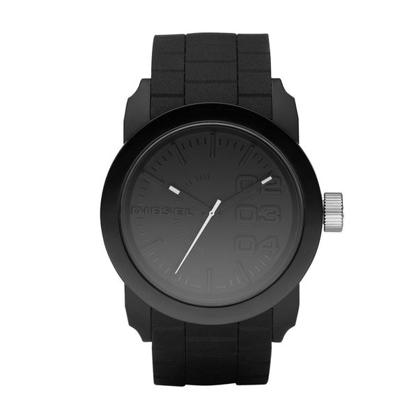 Diesel Double Down Black Polycarbonate Watch-DZ1437
