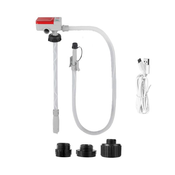 Automatic Fuel Transfer Pump With Auto-Stop Electric Long Hose Gas Pump