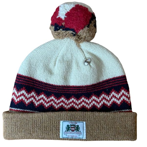 Strachan &amp; Myburgh 100% Wool Knit Beanies - Twin Pack