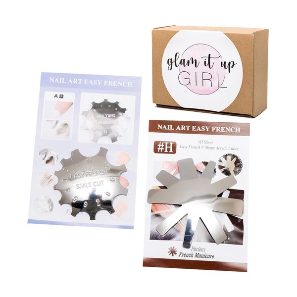 Glam It Up Girl/ UV/LED Gel Nail Polish - Nail Art French Set