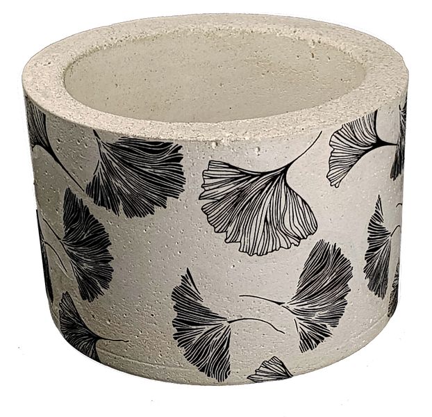 Perfectly Potty - Artisan Cement Pot - Medium Black - M001