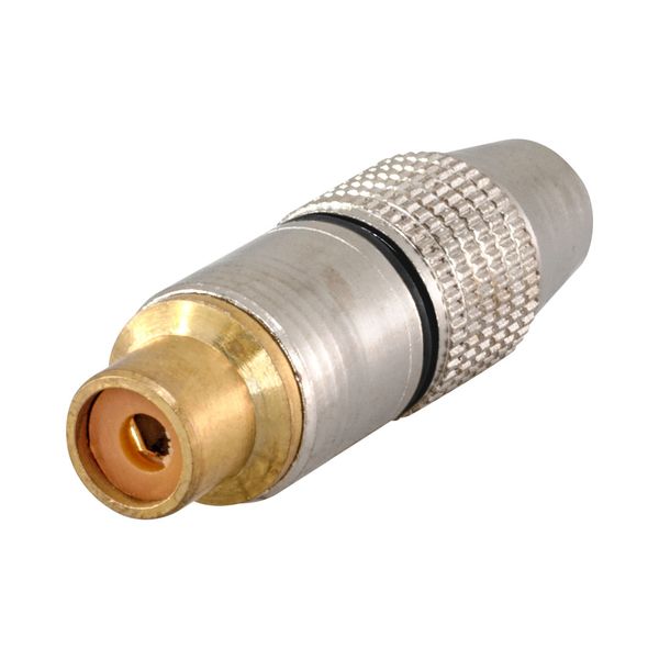 LinkQnet RCA Female Black Line Metal Connector