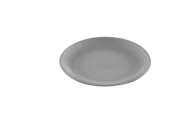 Yvonne Chaka Chaka - Rice Side Plate Grey - Set of 4