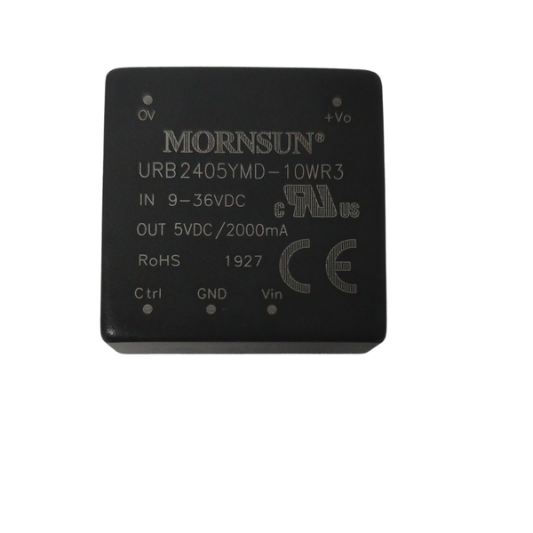 URB2405YMD-10WR3: 10W DC/DC Converter, 4:1 Input, 5V Out, Industrial Grade