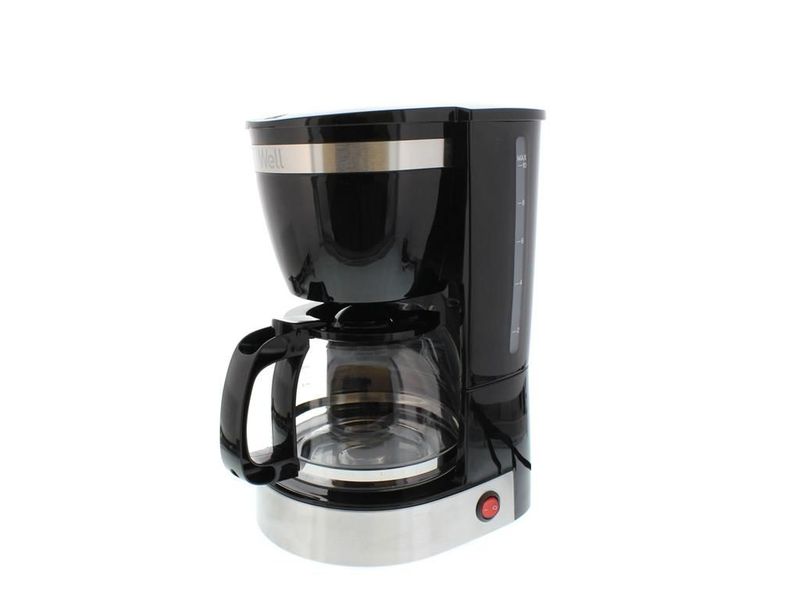 Well Scent - 800W 1.25L Black Coffee Maker