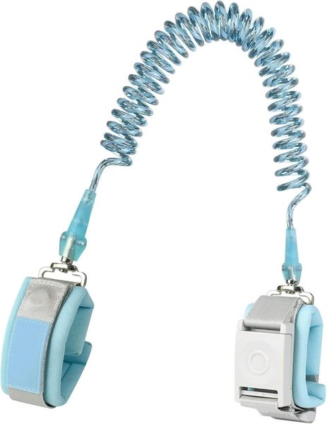 Anti-Lost Wrist Link for Toddlers Blue Child Wrist Leashes with Mag