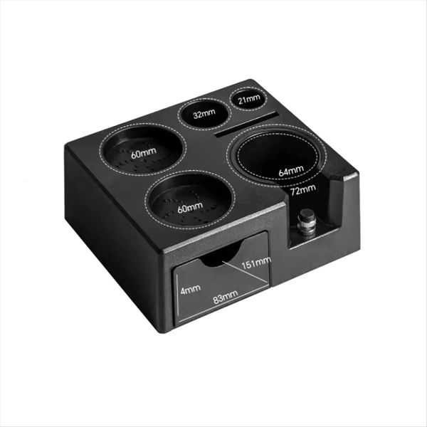 Espresso Tamper Holder Station Multifunctional Coffee Storage Box
