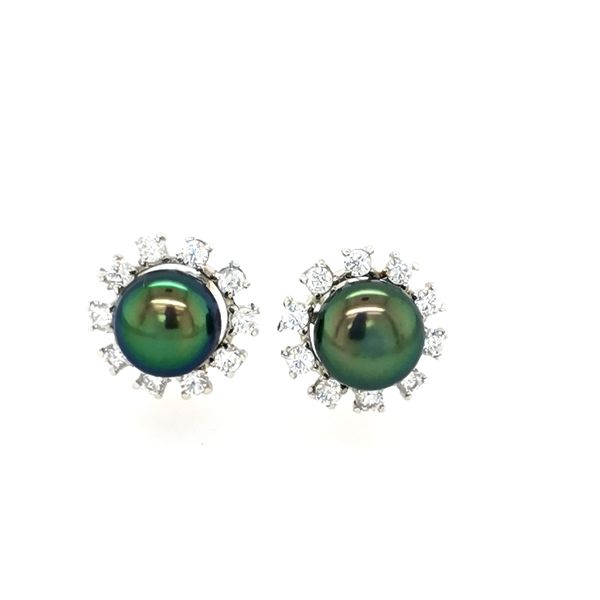 Peacock Pearl Earrings
