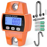 Micro Crane Scale 300kg/50g Heavy Duty Rechargeable Hanging Hook