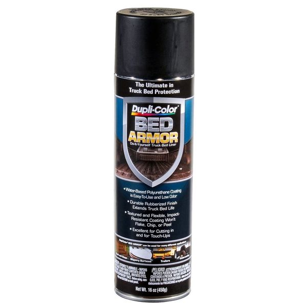 Dupli-Color Bed Armour Pickup Truck Bed Coating Spray 488ml - Satin Black