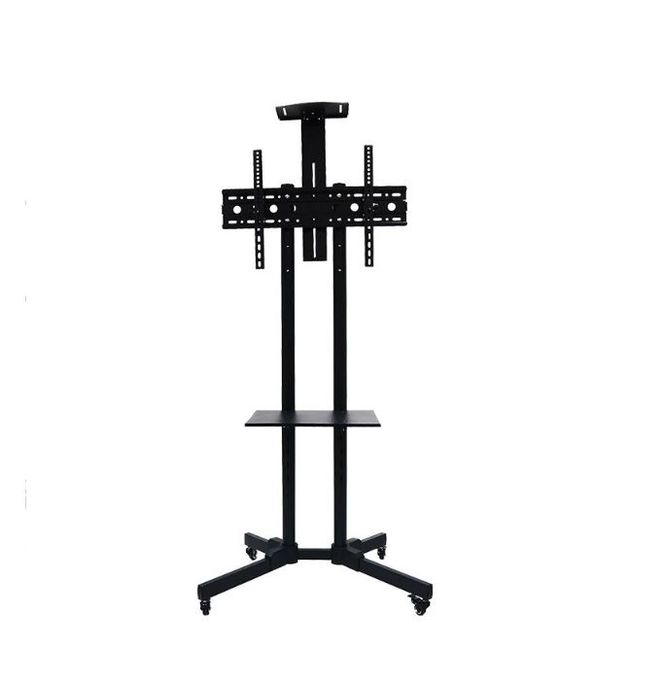 Mobile Tv Mount Floor Stand Trolley Cart 