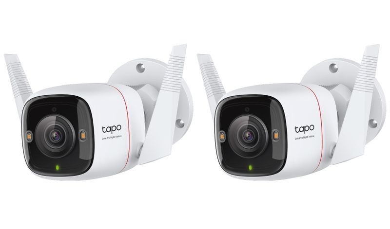 TP-Link Tapo C325WB Outdoor Security Wi-Fi 2K Camera (2-pack)