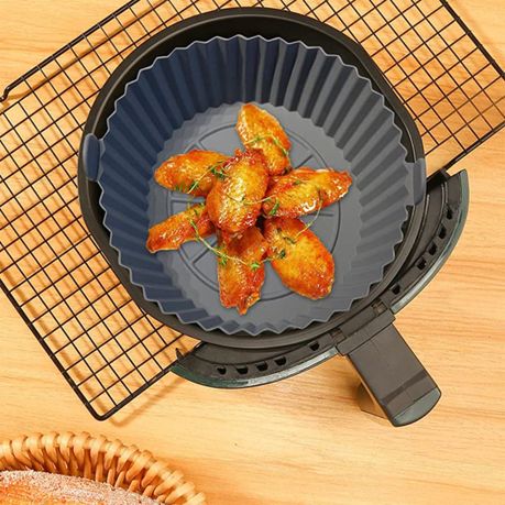 2x 20cm Square Silicone Air Fryer Liners