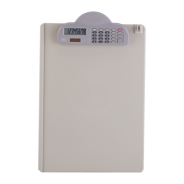 DELI A4 Clipboard with Calculator