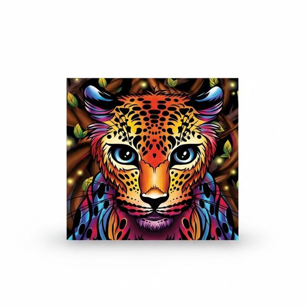 DIY Diamond Painting Kit for Adults - Little Leopard(30x30cm)
