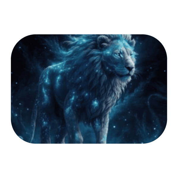 3D Standing Lion Printed Mouse Pad