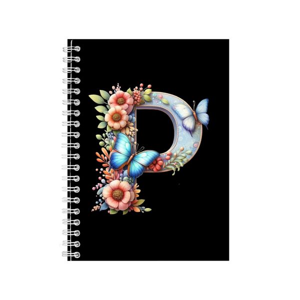 Butterfly P Gift Idea A5 Notebook Numbers And Le image