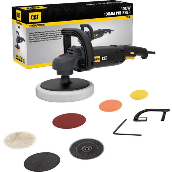 CAT Variable Speed Polisher/Sander 180mm 1400W