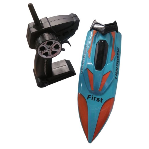 Rechargeable - Boat with Remote Control - Blue - Kids 5 +