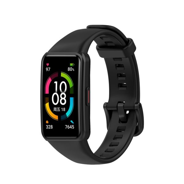 Tinotec Silicone Watch Strap Compatible with Huawei Band 6 / Honor 6 ONLY