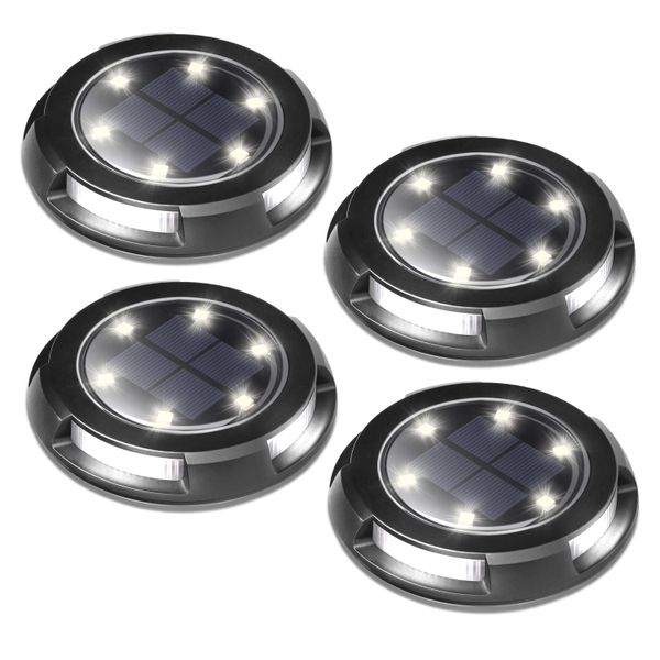 Solar Outdoor Buried Lights-4 Pack