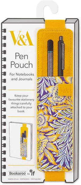 V&amp;a Bookaroo Pen Pouch Morris Tulip