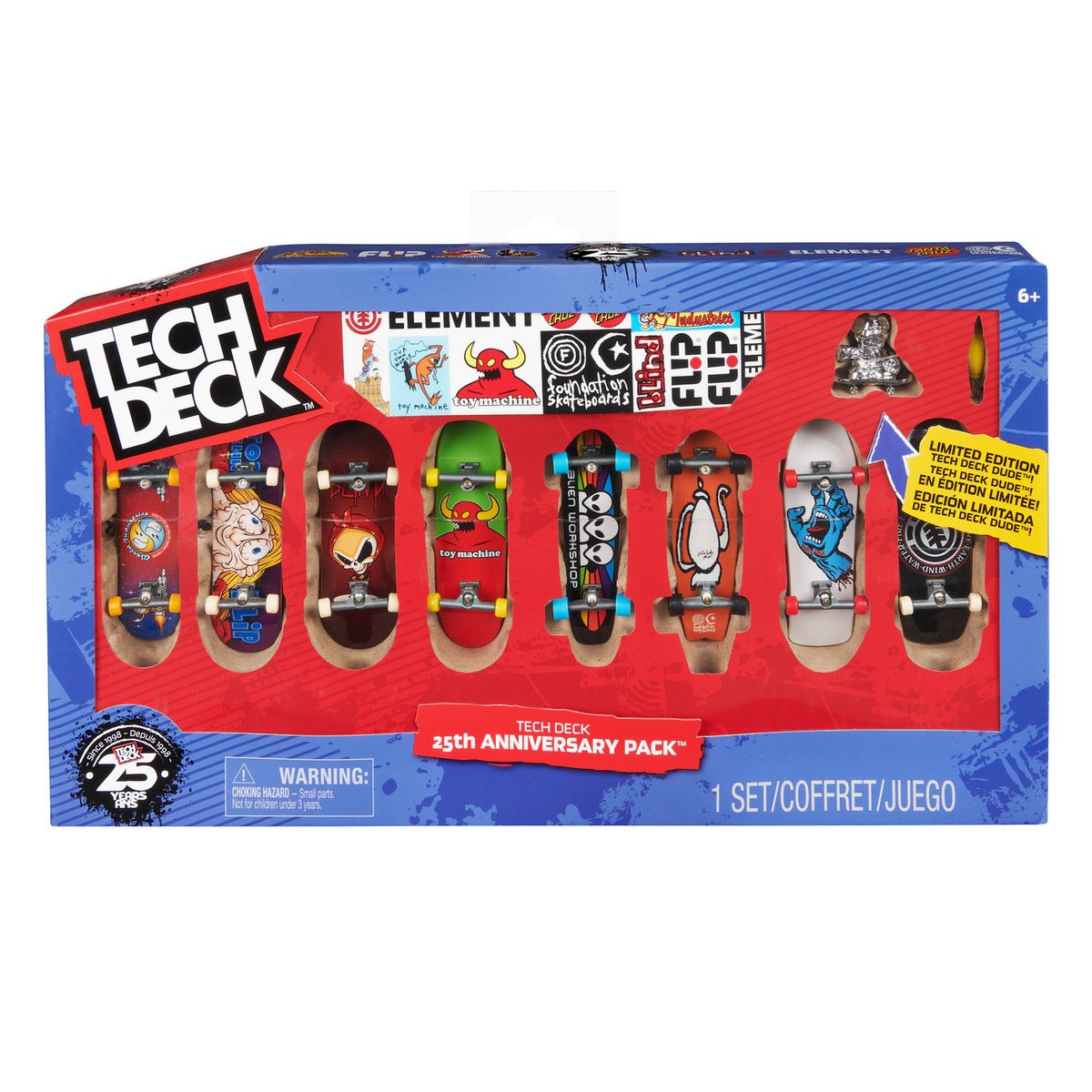 Tech Deck 25th Anniversary Pack Shop Today. Get it Tomorrow