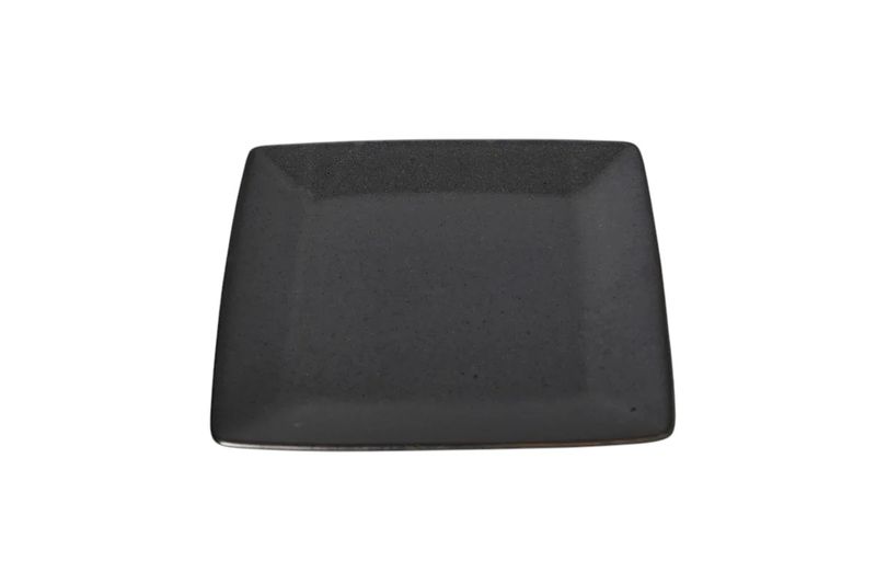 Charcoal Grey Side Plate 21cm x 21cm x 1.5cm - Set of 8