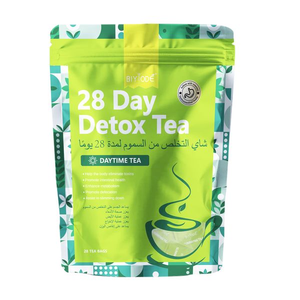 BIYODE, help detoxify the body &amp; promote intestinal health 28 Day Detox Tea
