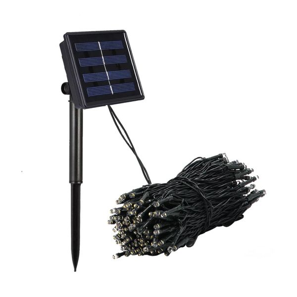 Solar Powered LED Fairy Lights 10M White