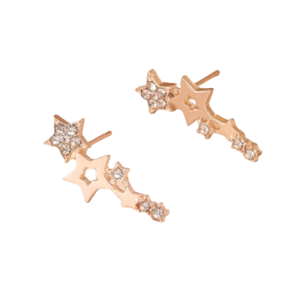 Geometric Star Shaped Earrings