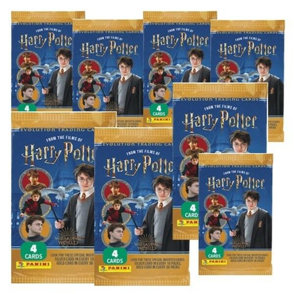Harry Potter Evolution Trading Cards 8 Booster Pack Bundle - 32 Cards